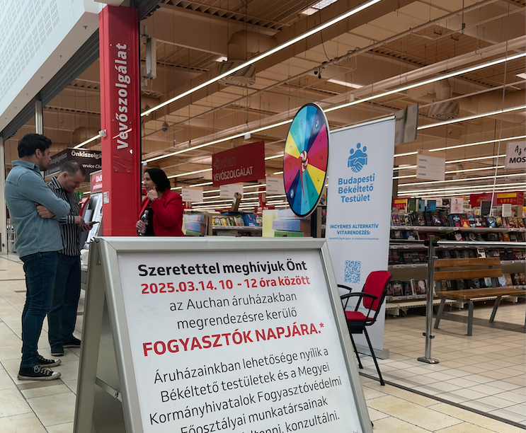 BBT x Auchan – fogyasztóvédelmi világnap Fogyasztóvédelmi világnap - Budapesti Békéltető testület a budapesti Auchan áruházakban