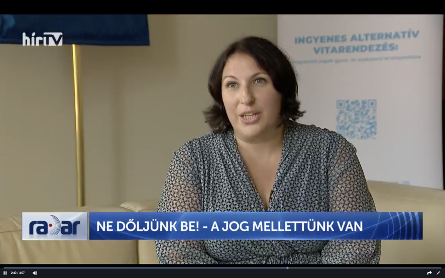 Dr. Inzelt Éva, a Budapesti Békéltető Testület nyilatkozik a sajtónak Dr. Inzelt Éva, a Budapesti Békéltető Testület nyilatkozik a sajtónak