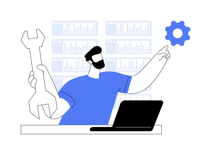 Egy felhasználó próbálja kideríteni, hogy miért nincs internet a számítógépén. 