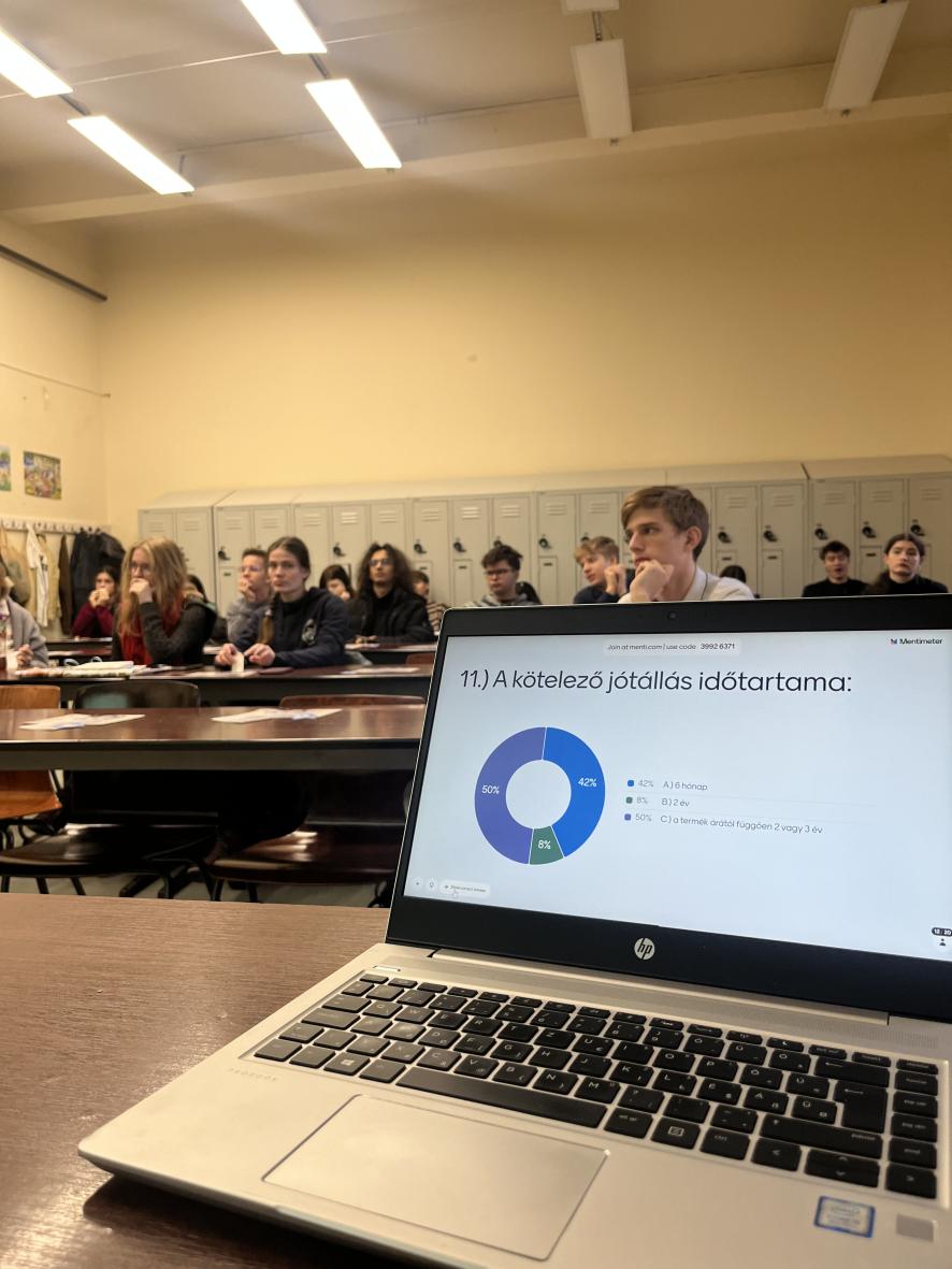 Tudatos vásárló már iskoláskorban – fogyasztóvédelmi edukáció a Toldyban