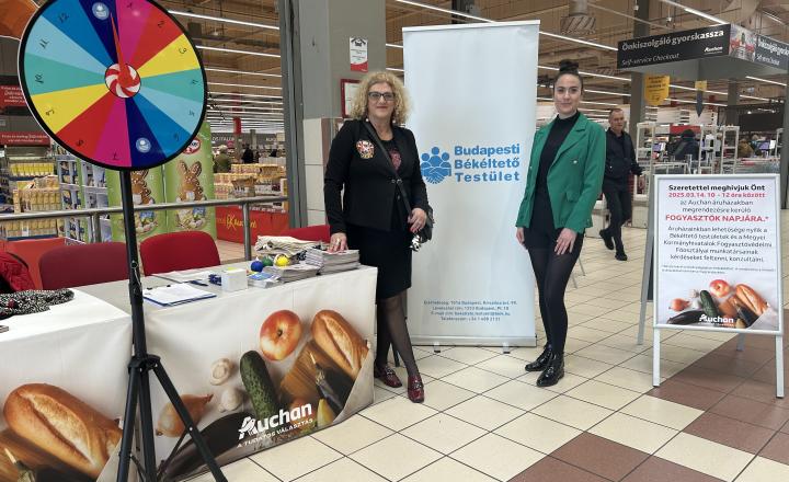 Fogyasztóvédelmi világnap – A Budapesti Békéltető Testület megjelenései a budapesti Auchan áruházakban