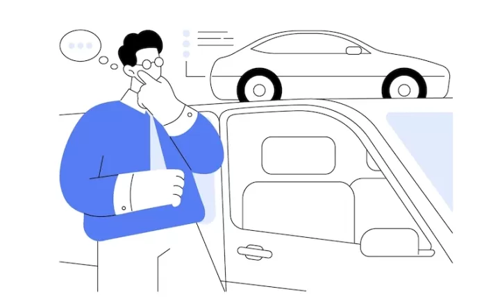 Egy férfi használt autót szeretne vásárolni. Azon gondolkozik, hogy mik lehetnek az autó buktatói. 